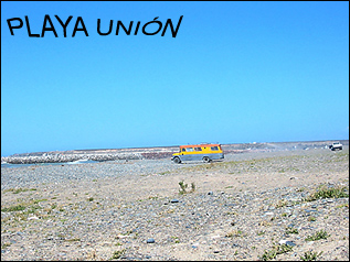 Playa Union, where the dolphins are