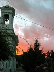 Sunset in Gaiman