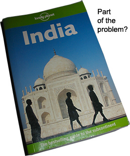 The Lonely Planet guide to India