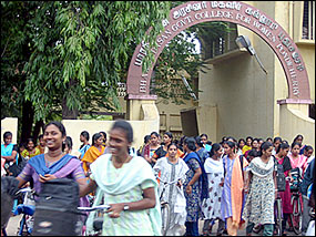 Women leavin college
